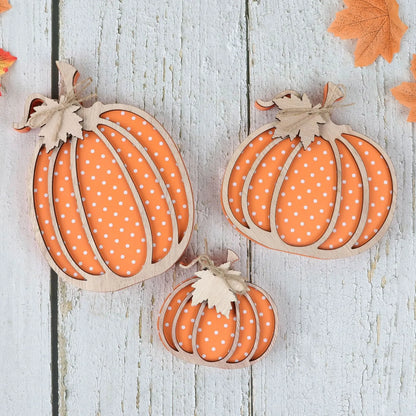 Rustic Fall Pumpkin Trio