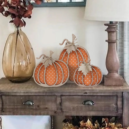 Rustic Fall Pumpkin Trio